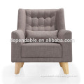 576 hot sale hotel room 1 seater sofa upholsterded by fabric